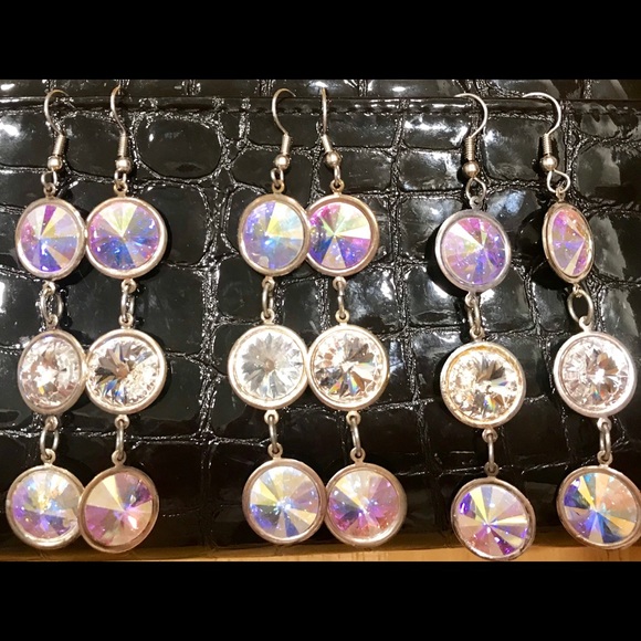 ♦️$20 SWAROVSKI CRYSTAL AURORA BOREALIS Plat Plate - Picture 8 of 8